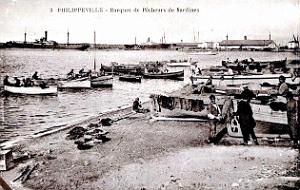 Philippeville - Barques de Pecheurs de Sardines